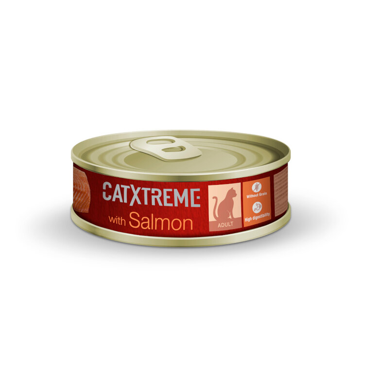 Lata Catxtreme Sterilised paté com Salmão para Gatos, , large image number null